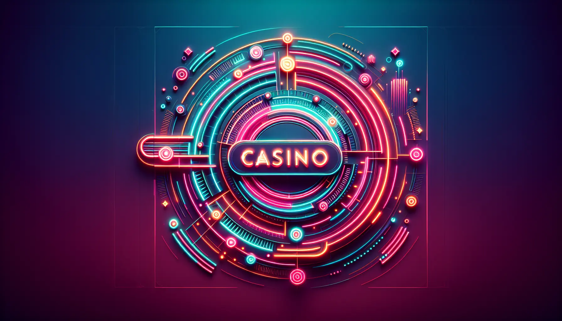 Neon Rush Casino Hero Background